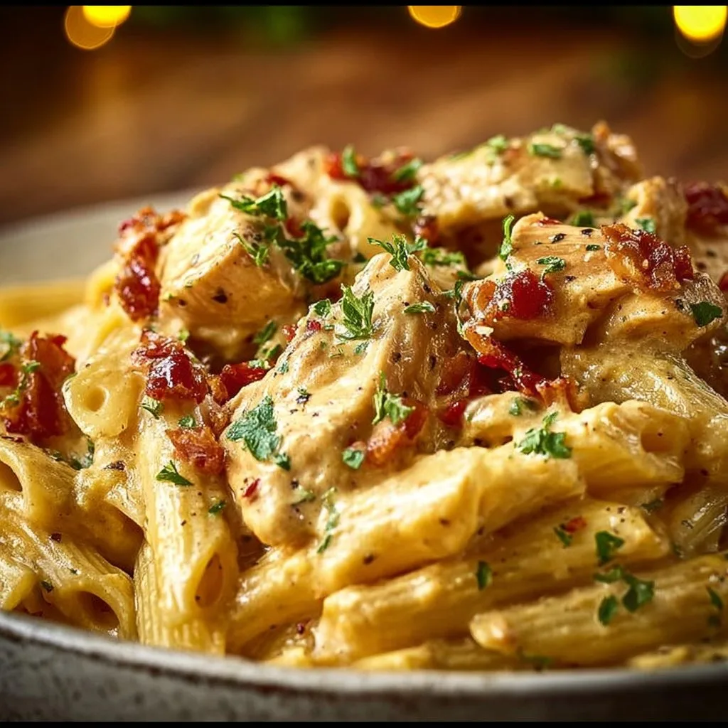 Crock Pot Creamy Cajun Chicken Pasta