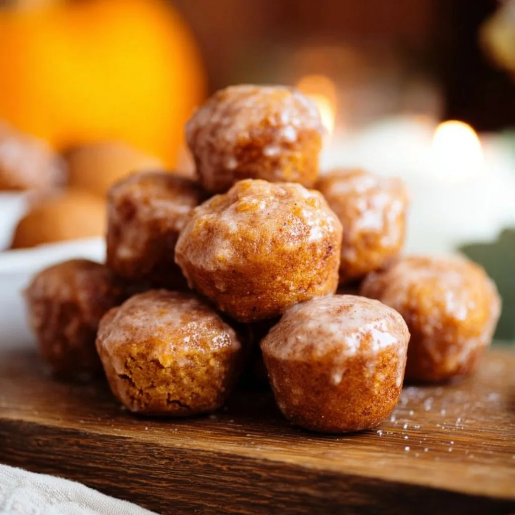 Pumpkin Donut Holes