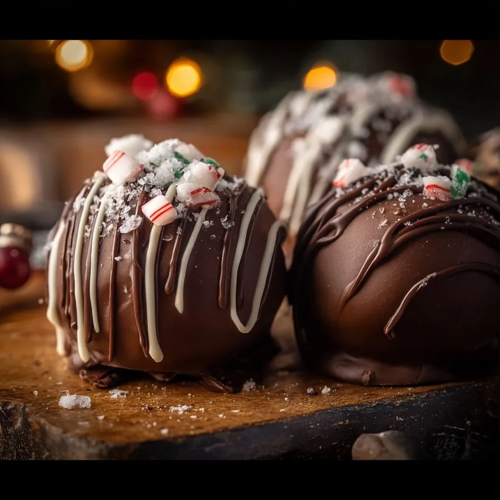 Peppermint Oreo Truffles