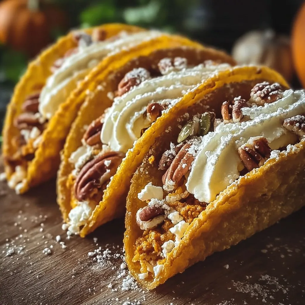 Pumpkin Pie Tacos