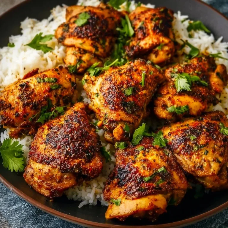 Air fryer recipe for quick 20-minute shawarma chicken thighs