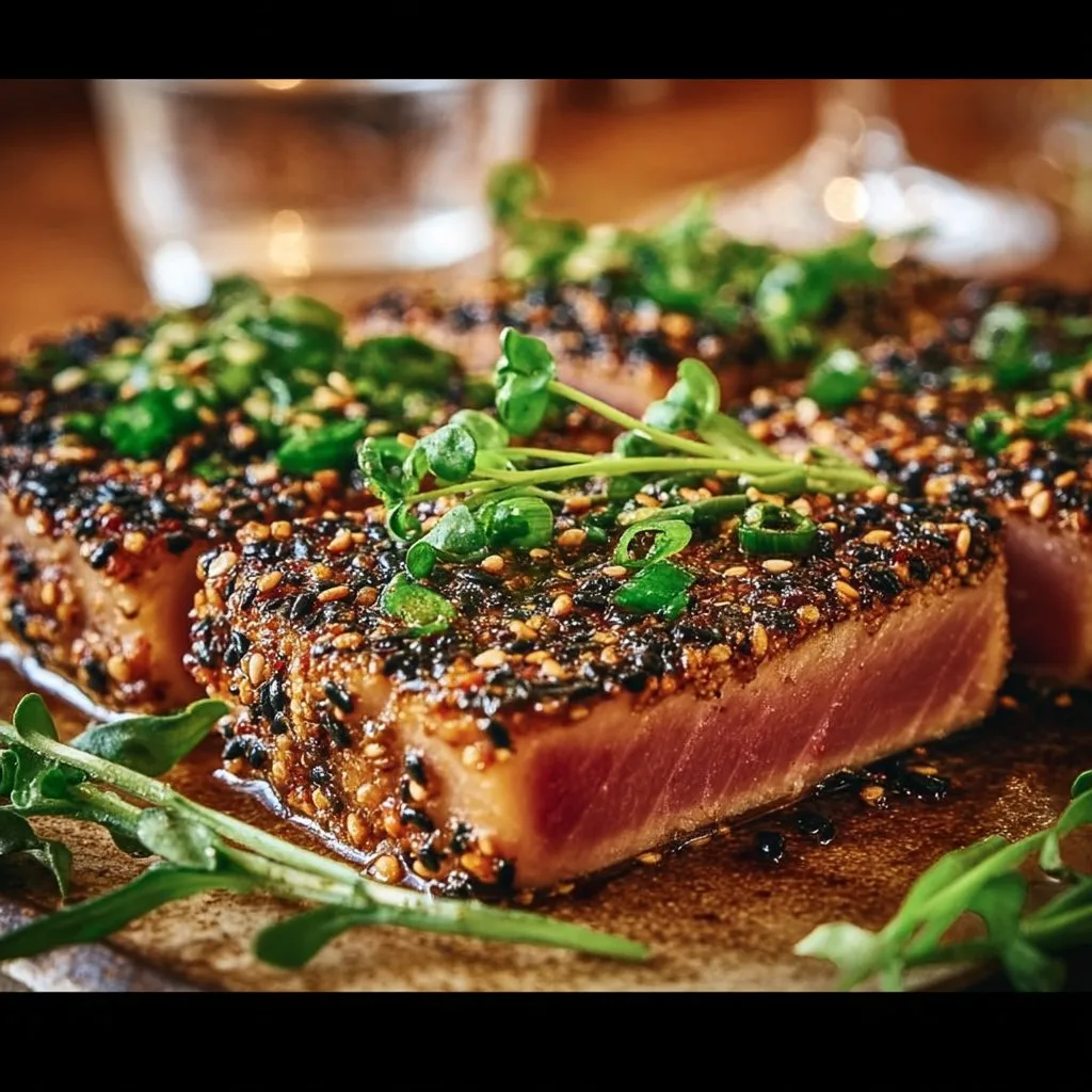 Sesame Crusted Tuna Steaks