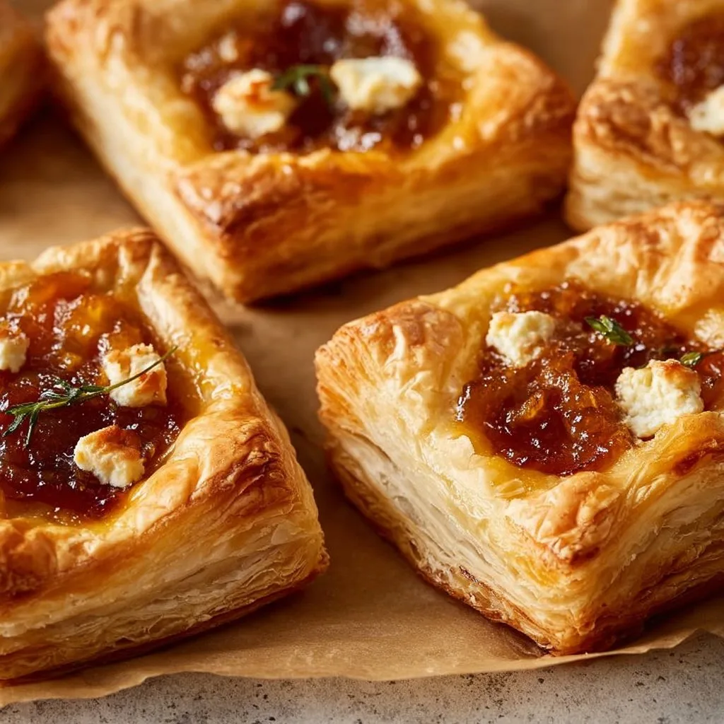 Goat Cheese Puff Pastry