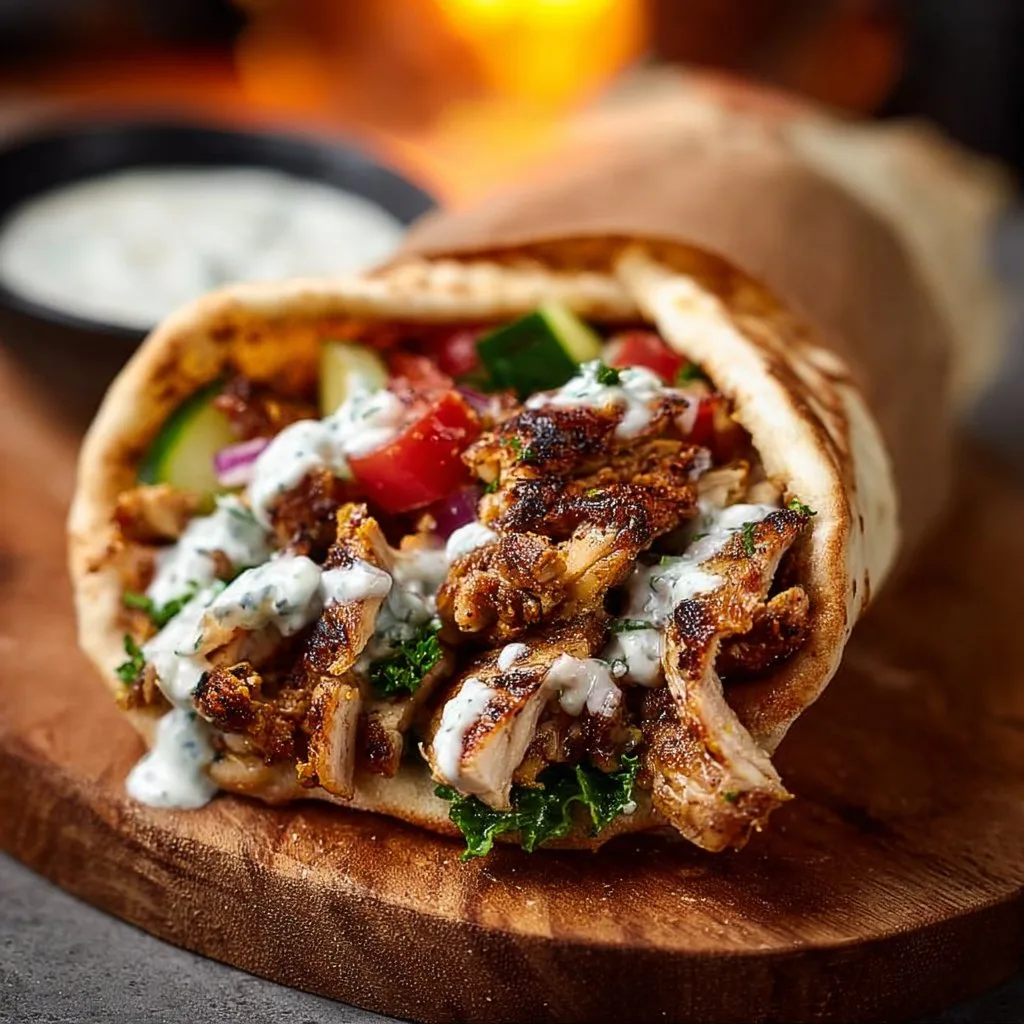 Chicken Shawarma with Garlic Sauce