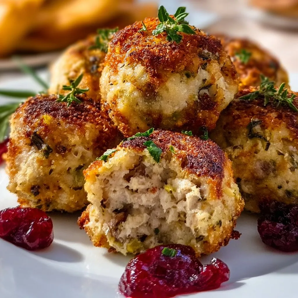 Turkey Stuffing Balls
