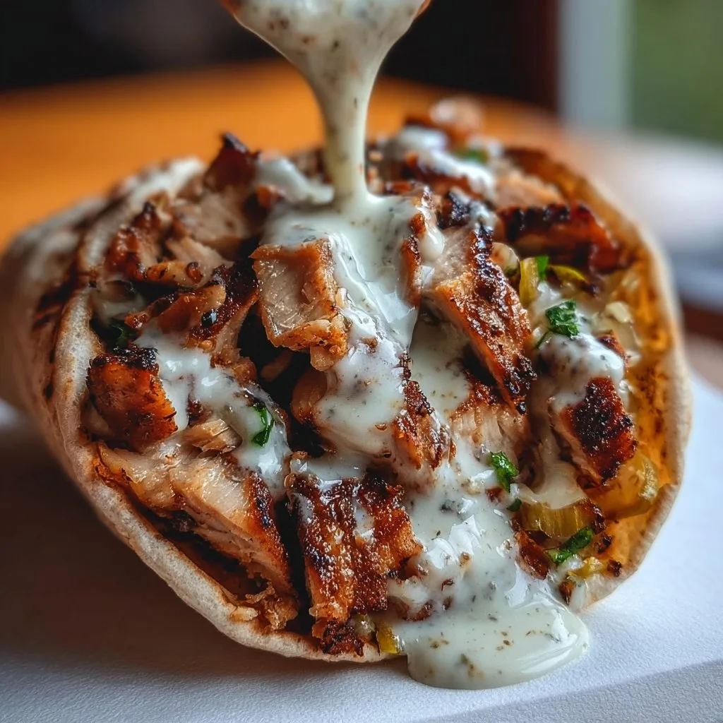 Chicken Shawarma with Garlic Sauce