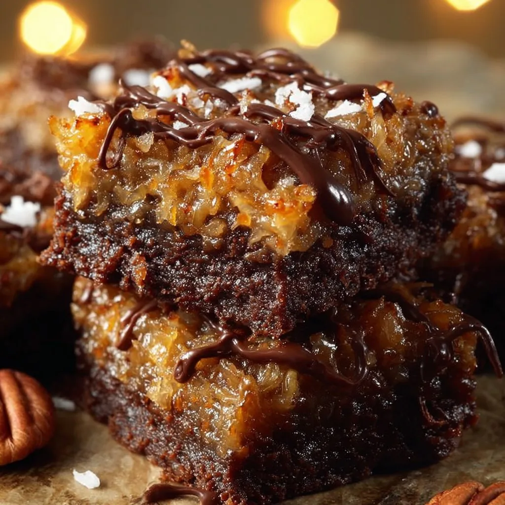 German Chocolate Pecan Brownies