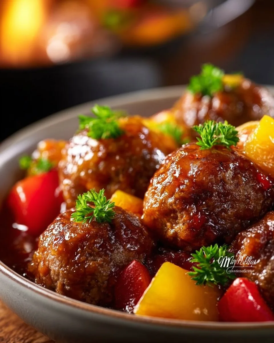 Sweet and Sour Meatballs