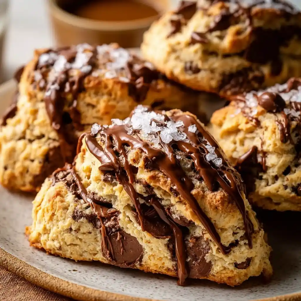 peanut butter chocolate swirl scones card