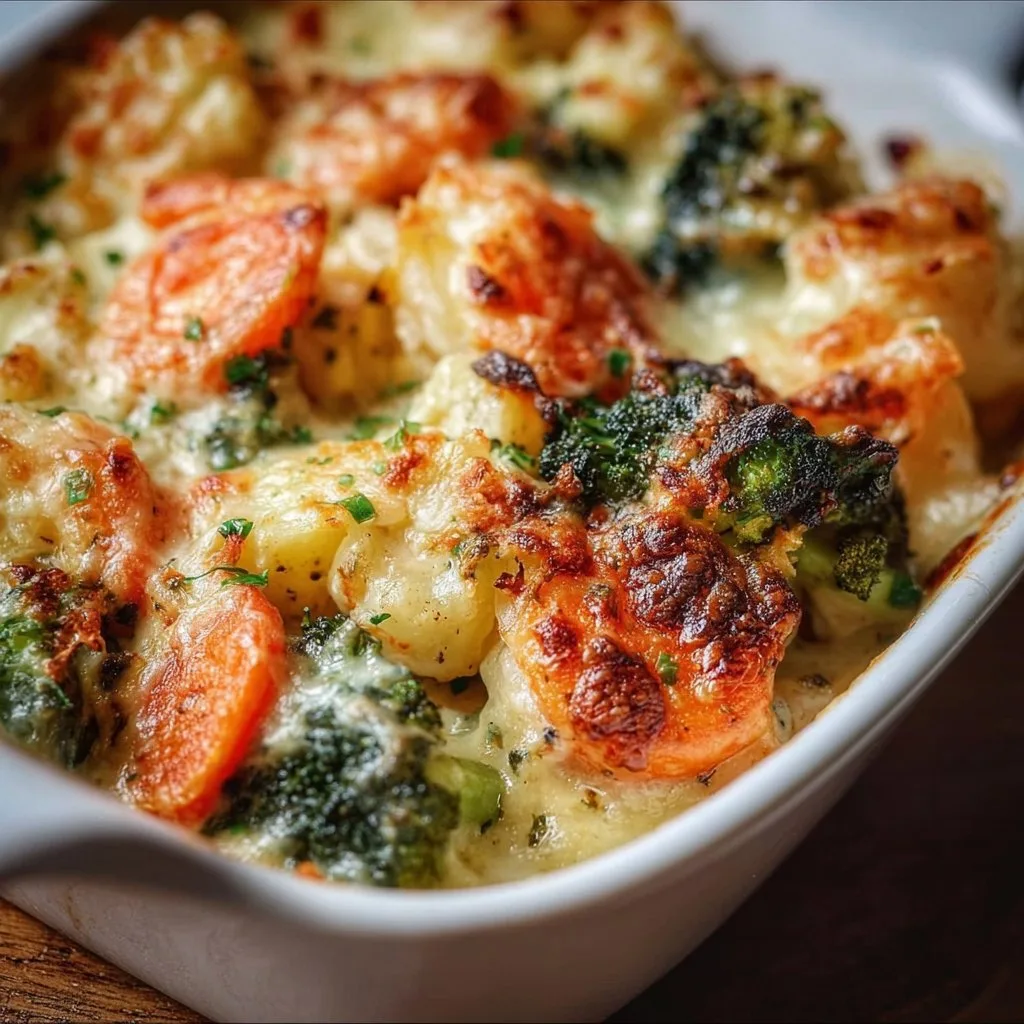 Creamy Winter Vegetable Bake