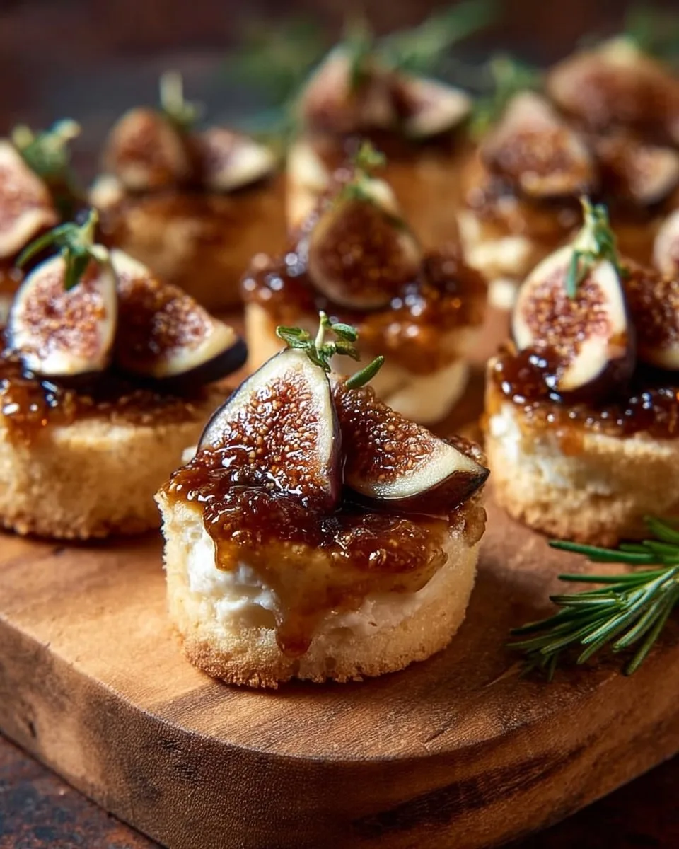 Fig Brie Bites