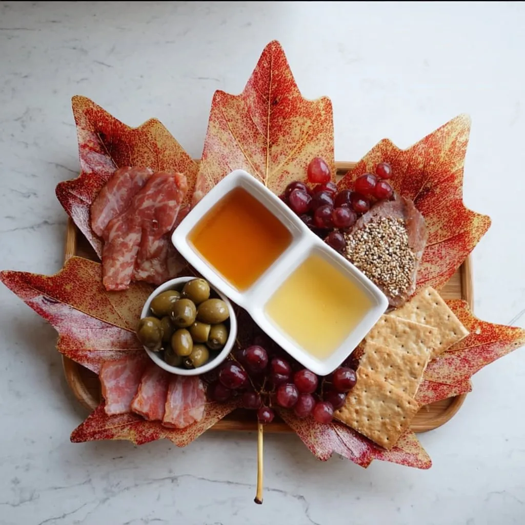 Maple Leaf Grazing Tray