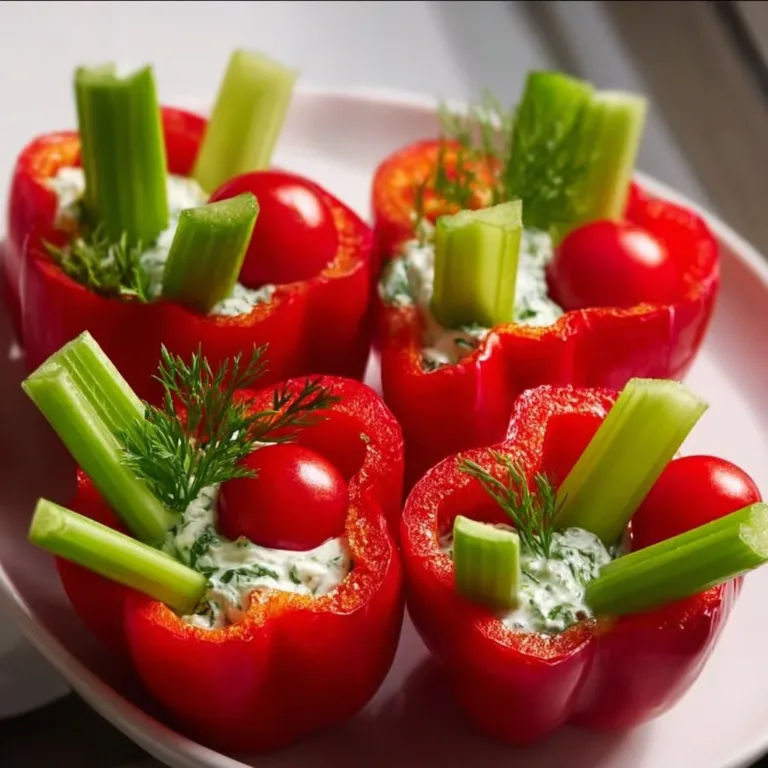 Blooming Tulip Veggie Cups with fresh vegetables for a colorful snack