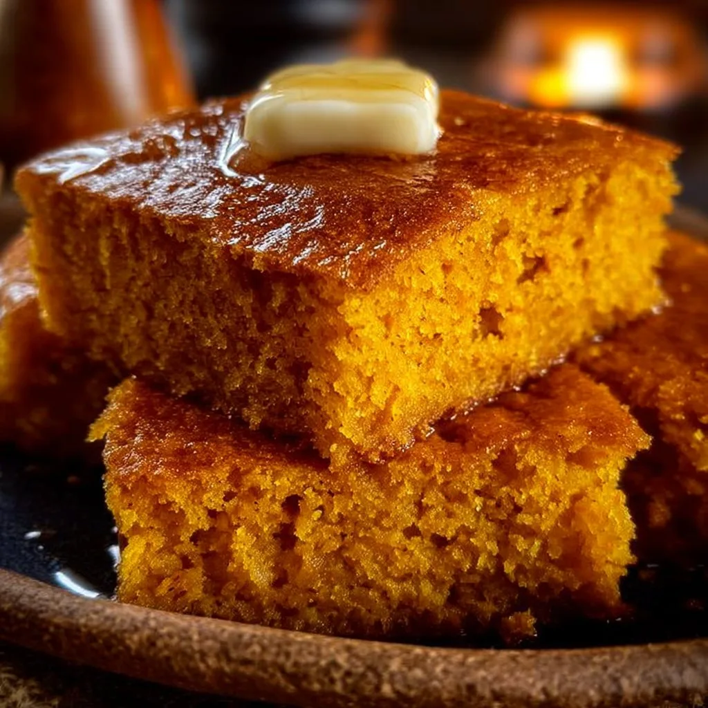 Honey Butter Sweet Potato Cornbread
