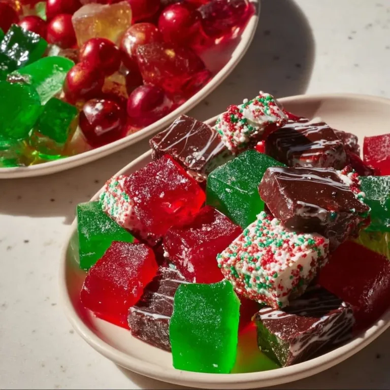 Festive Jingle Bell Rock Candy Display for holiday celebrations