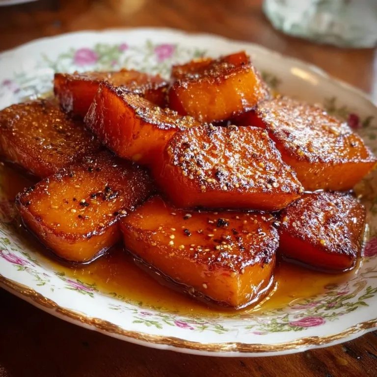 Delicious Southern candied yams served in a bowl with marshmallows