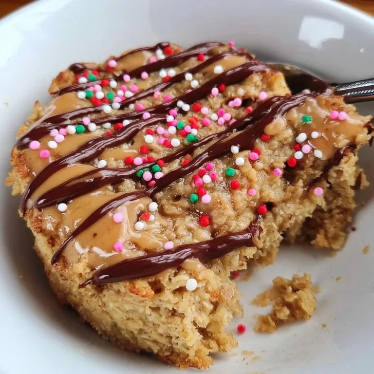 Baked oats resembling sugar cookies topped with sprinkles and protein powder.