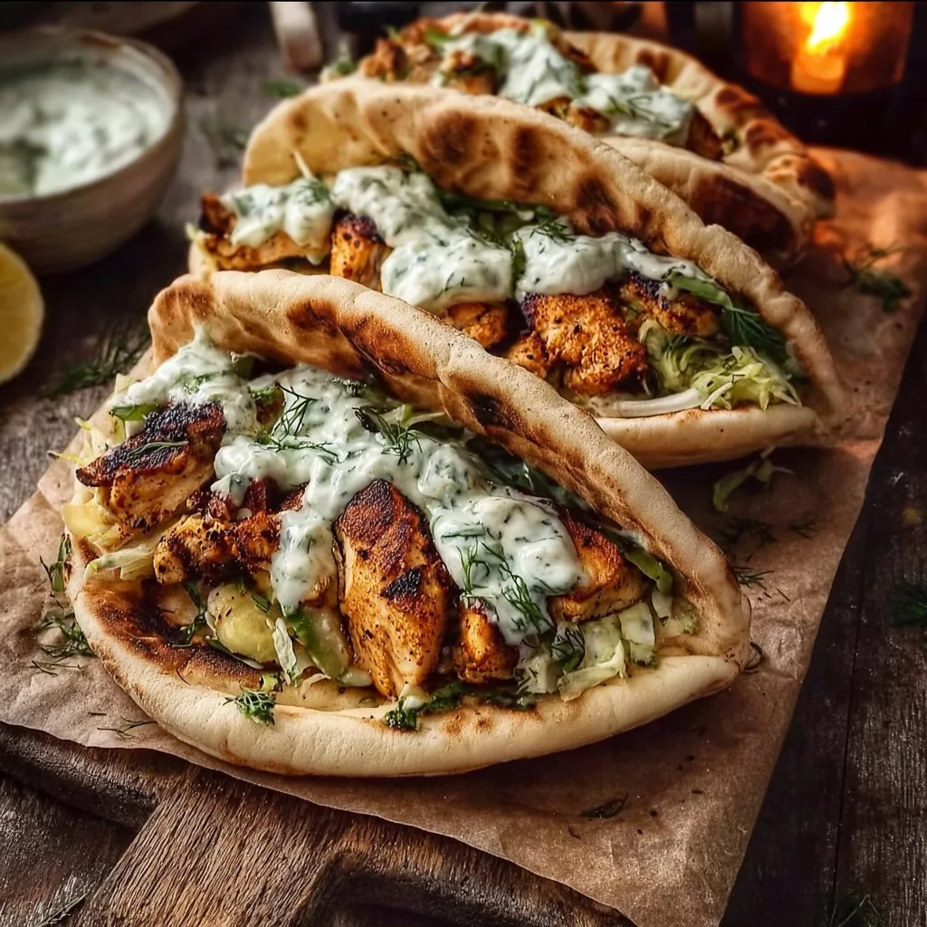 Sheet Pan Chicken Pitas with Herby Ranch