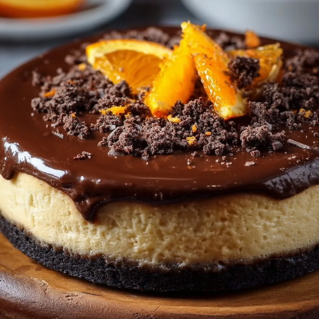 Chocolate Orange Cheesecake