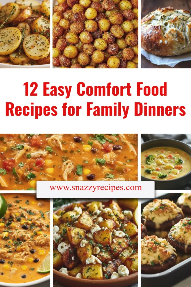 Delicious comfort food recipes for family dinners