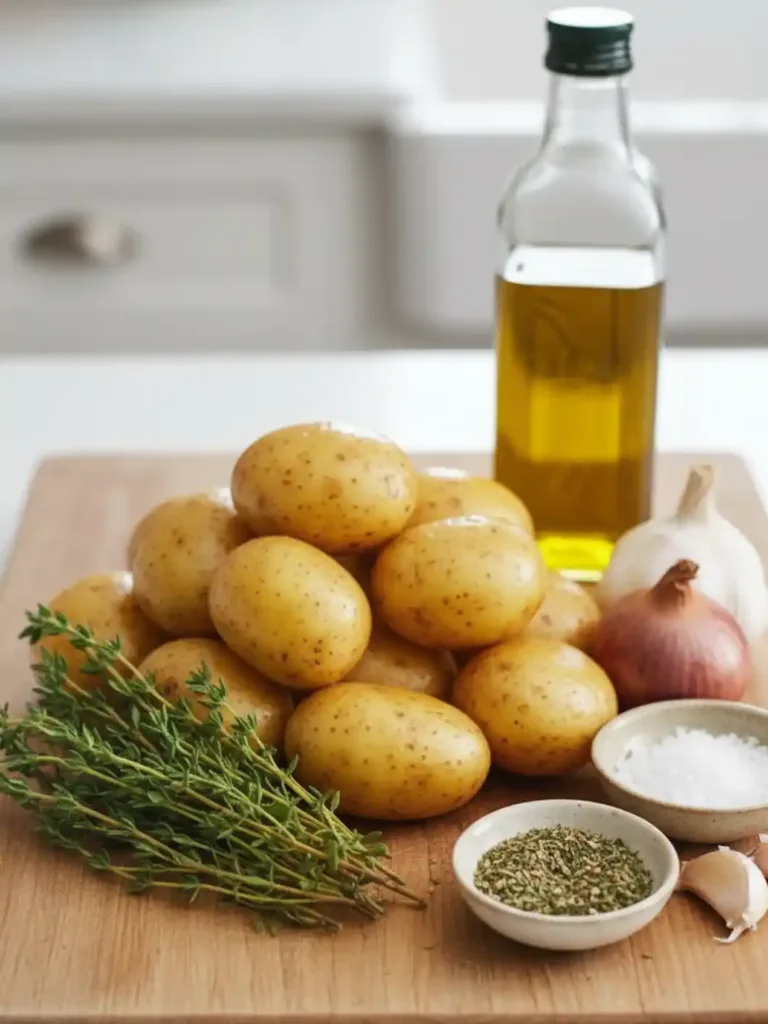 Savory Slow Cooker Lipton Onion Potatoes ingredients