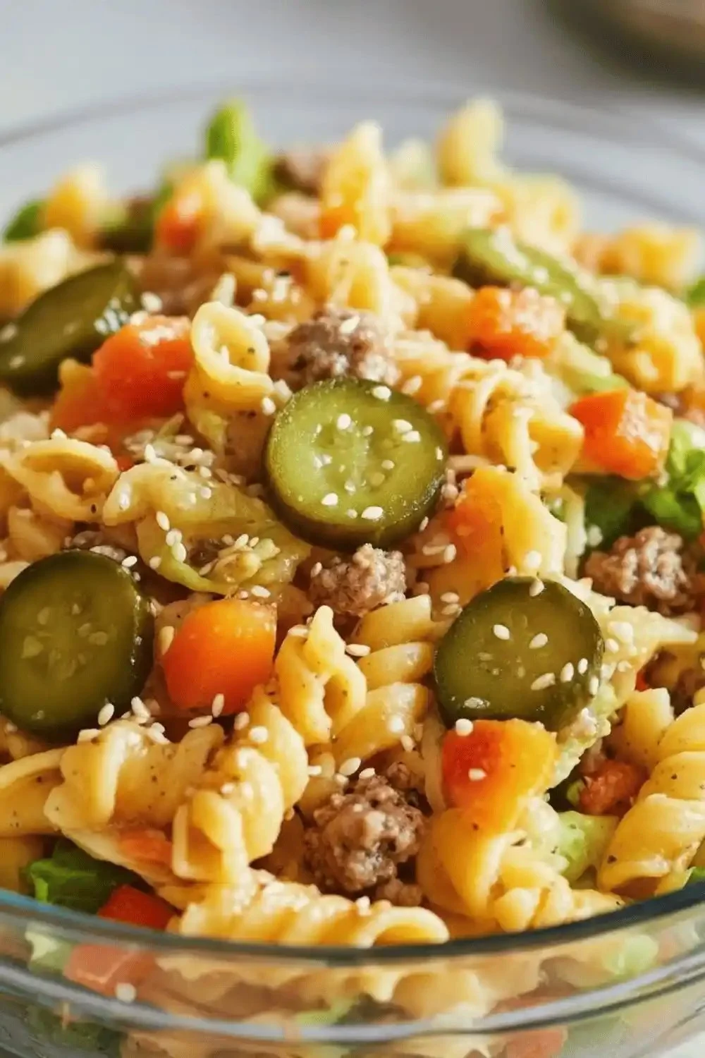 Big Mac Pasta Salad