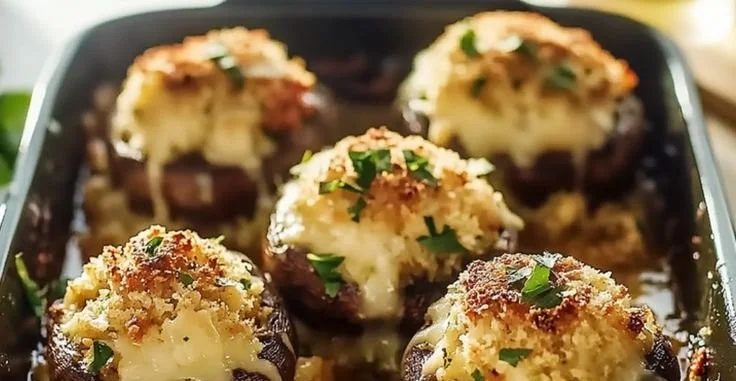 Delicious Restaurant-Style Stuffed Mushrooms: An Easy Copycat Recipe to Try at Home