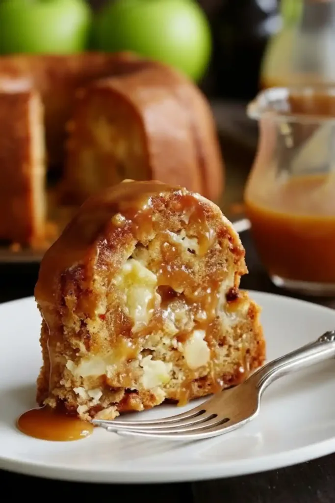 Apple Bundt Cake serving
