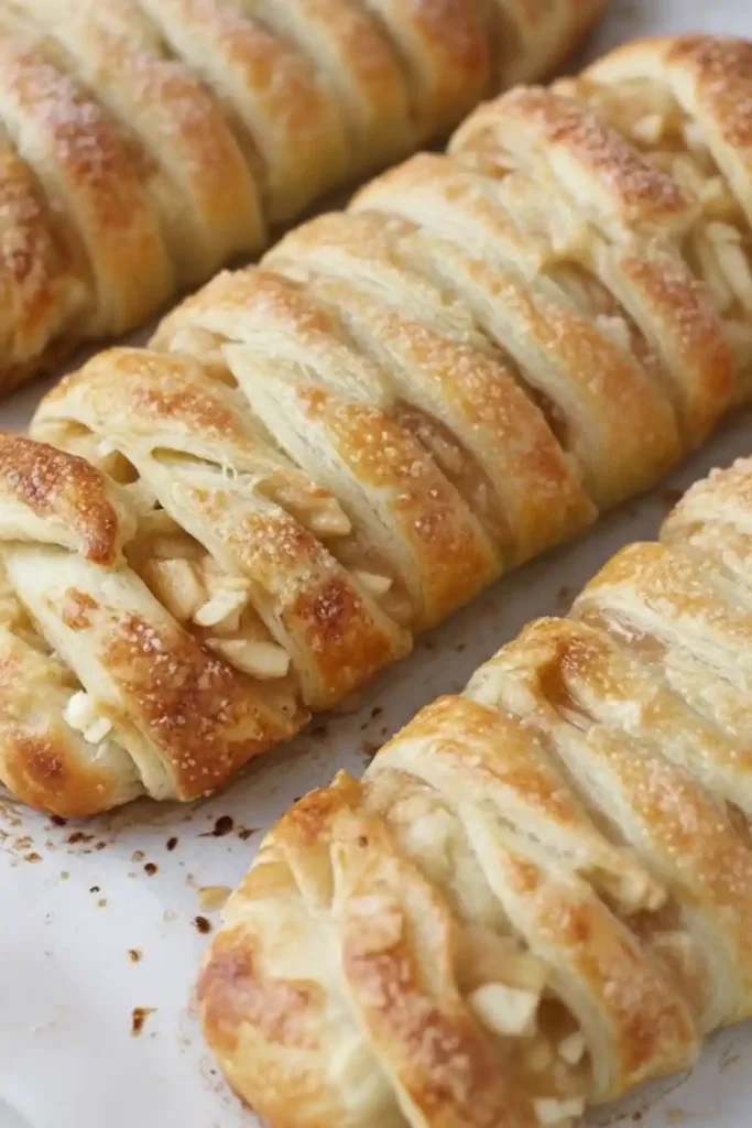 Apple Puff Pastry serving