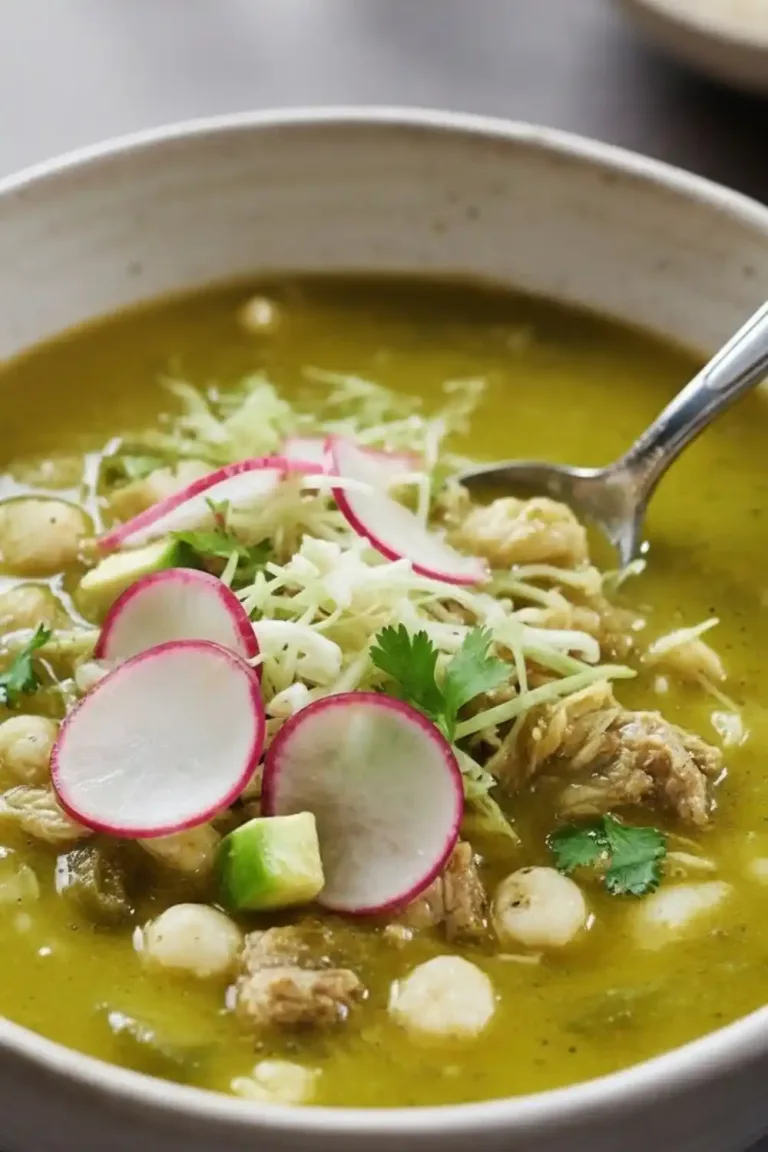 Chicken Pozole Verde Soup