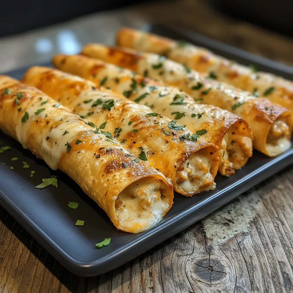 Crispy Chicken Taquitos