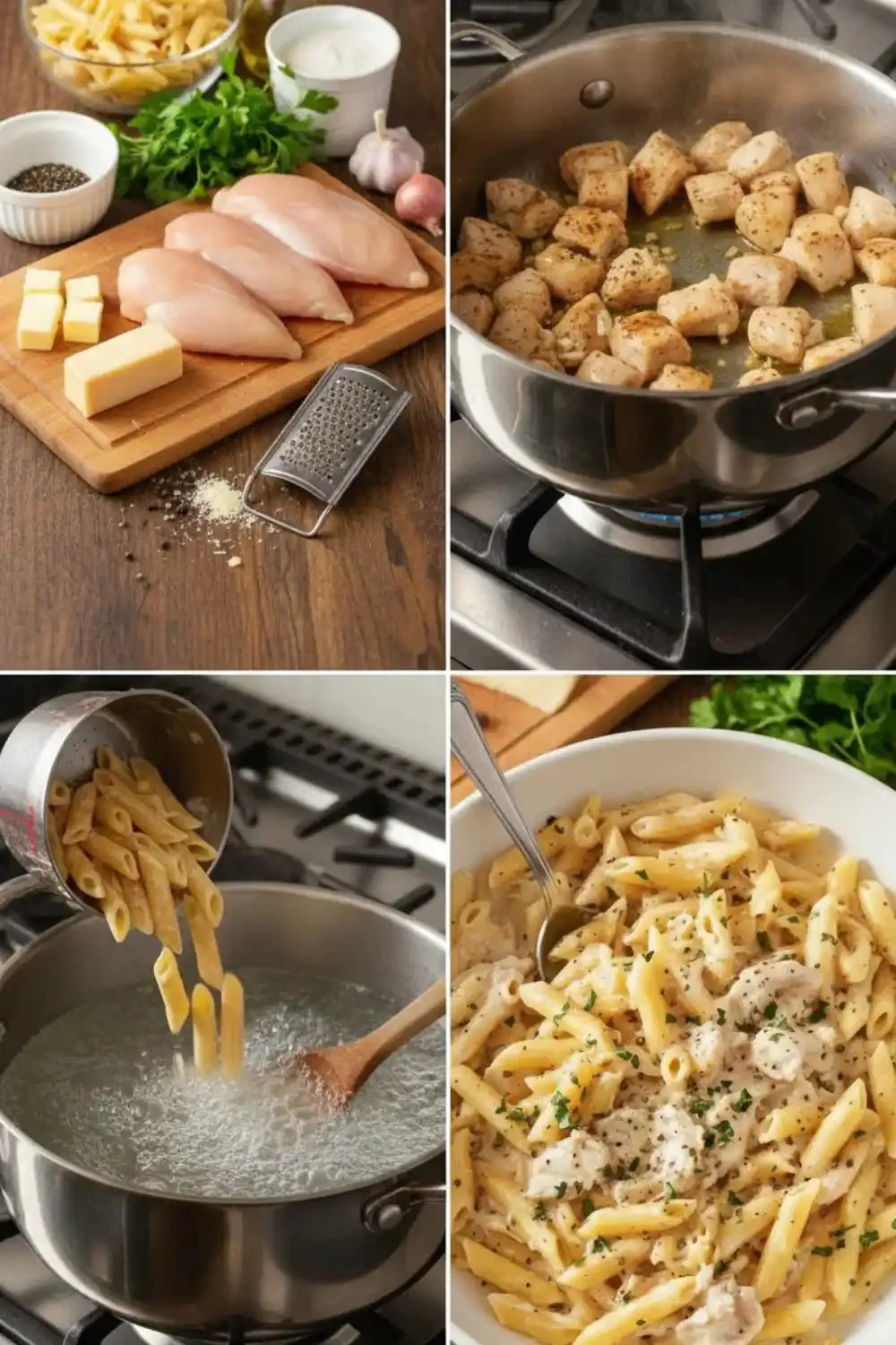 Crockpot Chicken Alfredo