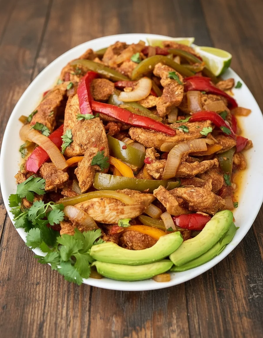 Slow Cooker Chicken Fajitas