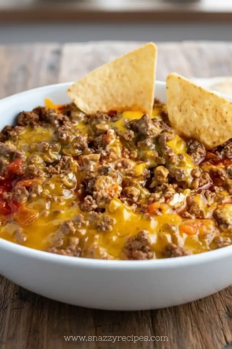 Delicious 5-ingredient football dip served in a bowl, perfect for game day.