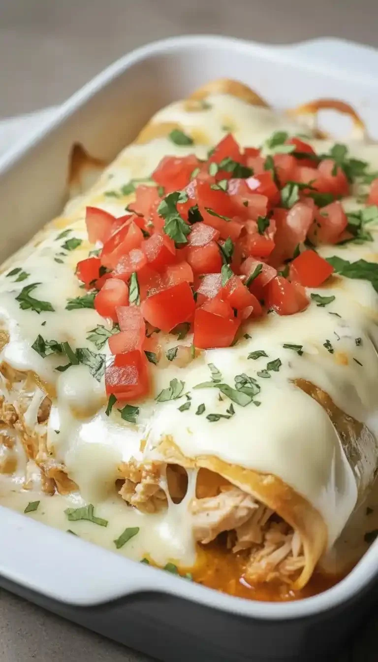 Creamy Queso Chicken Enchiladas for Effortless Family Dinners