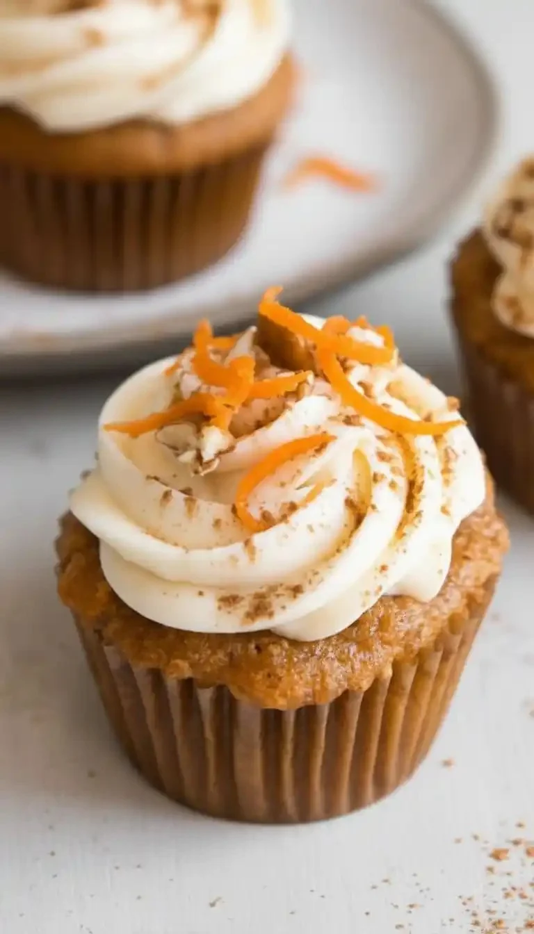 Easy Carrot Cake Cupcakes