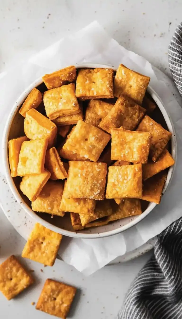 Homemade Cheez Its