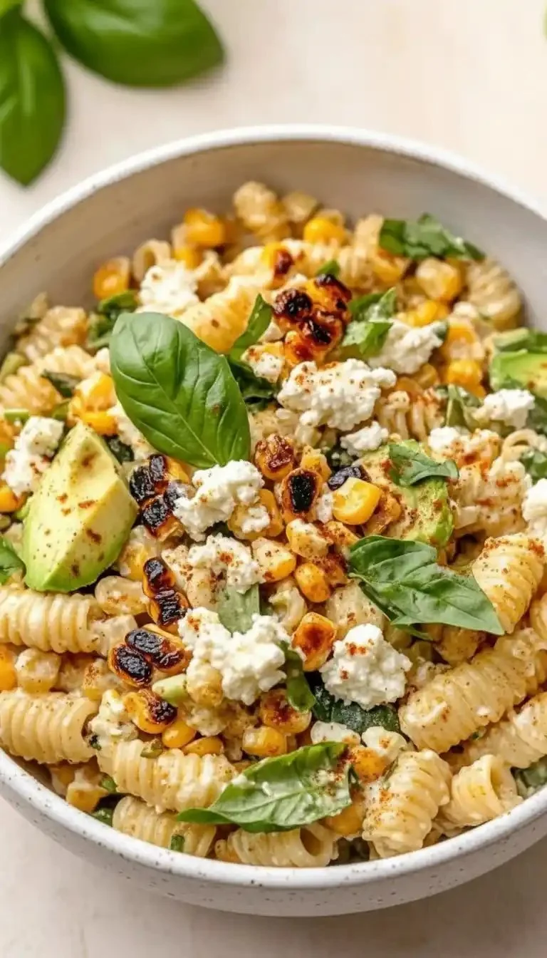 Juicy Street Corn Pasta Salad