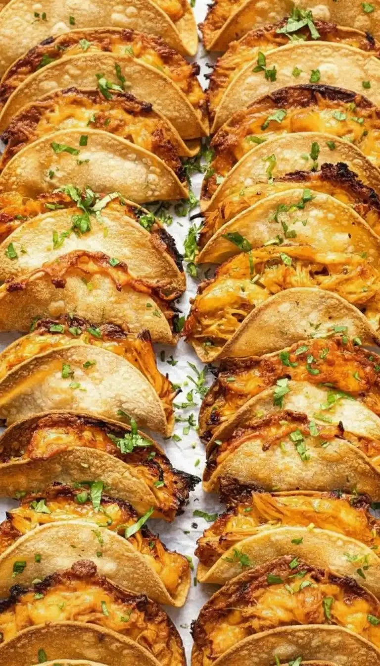 Mini Baked Chicken Tacos