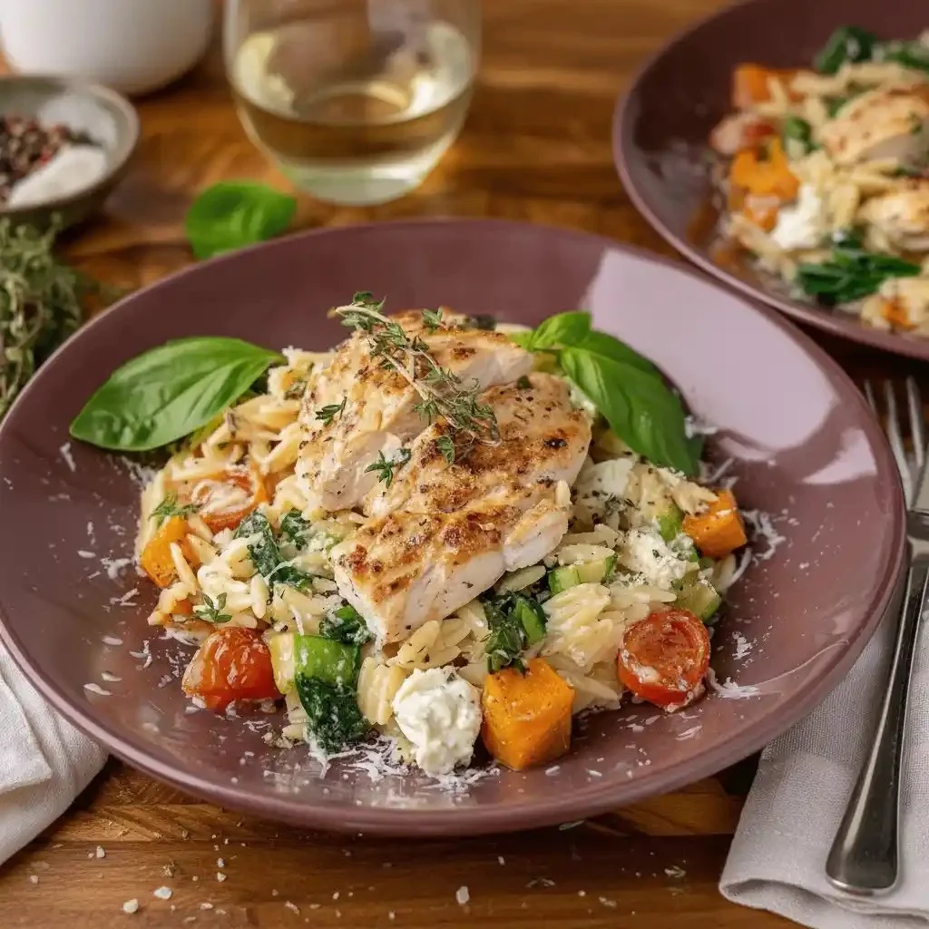 Boursin Orzo Bake with Chicken and Veggies – 3 Easy Steps to a Bold, Creamy Dinner