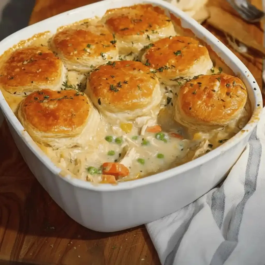 Easy Homemade Chicken Pot Pie Casserole