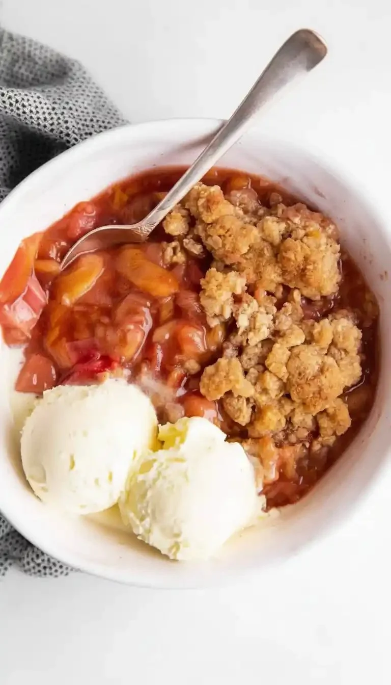 Easy Rhubarb Crisp