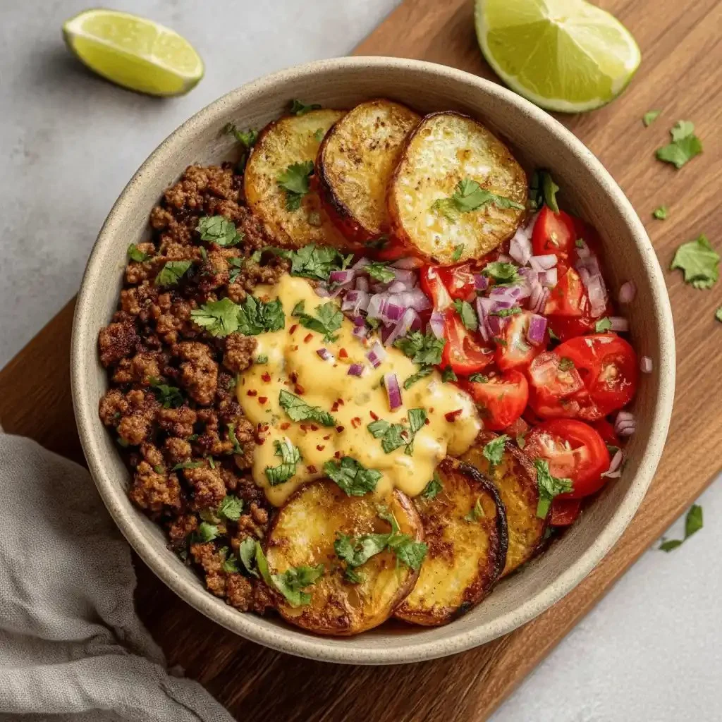 Loaded Fiesta Potato Bowls: Crispy & Cheesy Dinner Fun