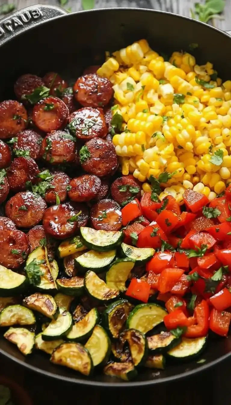 Sausage and Veggies Skillet